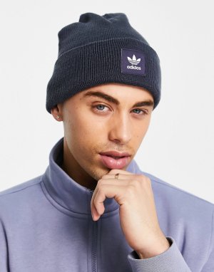 Темно-синяя шапка adidas Originals adicolor Trefoil