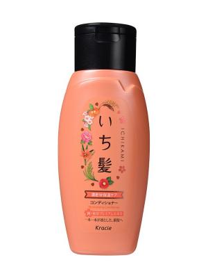 Ichikami Бальзам-ополаскиватель интенсивно увлажняющий для поврежденных волос с маслом абрикоса Kracie. Цвет: белый