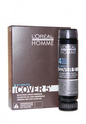 Тонирующий гель Кавер 5 №4 LOreal Professional L'Oreal Homme - Уход за волосами и тонирование седины для мужчин 150 мл. Цвет: разноцветный