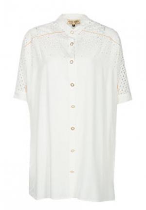 Рубашка ELISA FANTI. Цвет: белый