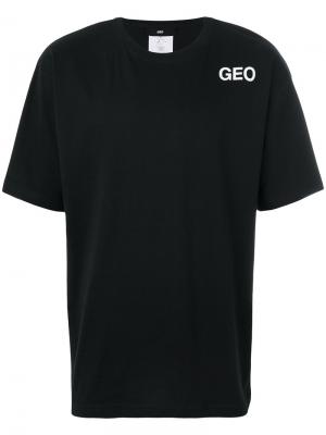 Футболка с логотипом бренда Geo