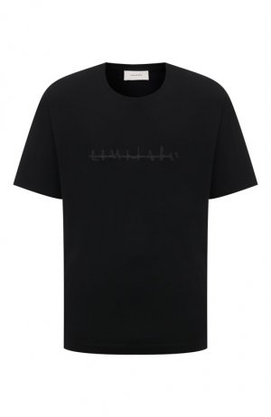 Хлопковая футболка Limitato. Цвет: чёрно-белый