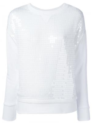Sequined sweatshirt Dondup. Цвет: белый