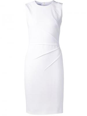 Креповое платье Narciso Rodriguez. Цвет: белый