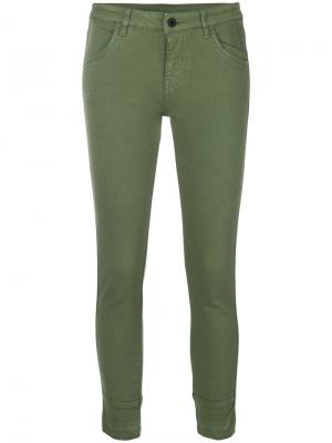 Укороченные брюки Ines Pence. Цвет: зелёный