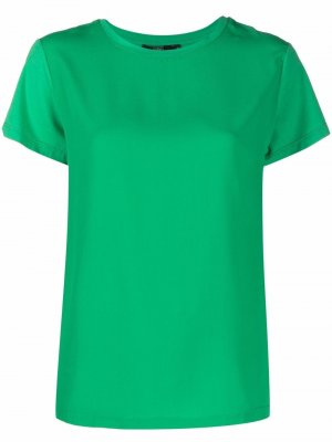 Contrast fitted T-Shirt Seventy. Цвет: зеленый