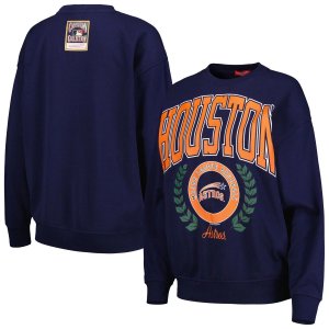 Женский темно-синий пуловер с логотипом Mitchell & Ness Houston Astros Logo Lt 2.0 Unbranded