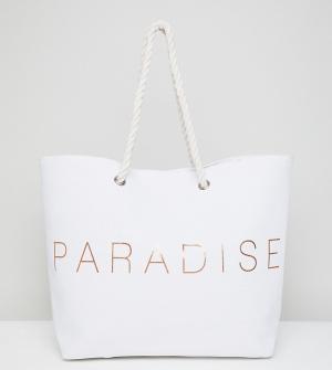 Пляжная сумка Paradise South Beach. Цвет: золотой