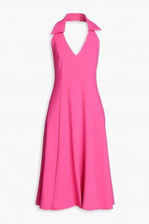 Платье миди из крепа Lathan с вырезом халтер, розовый Black Halo