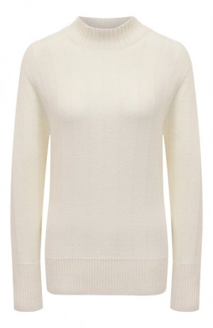 Пуловер из шерсти и шелка Antonelli Firenze. Цвет: кремовый