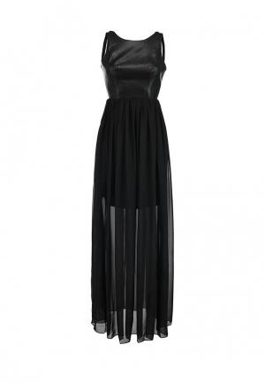 Платье Lost Ink NELLA MAXI DRESS. Цвет: черный