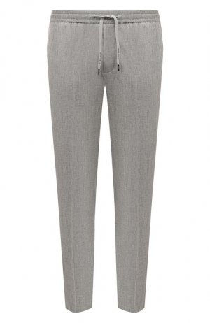 Хлопковые брюки Circolo 1901. Цвет: серый