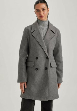 Классическое пальто , серое DeFacto