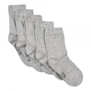 Носки Ankle Solid 5 Pack, серый Minymo
