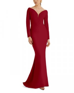 Платье Wilson из крепа , цвет Red Safiyaa