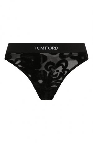 Трусы-стринги Tom Ford. Цвет: чёрный