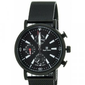 Наручные часы Royal Сrown 5603L-1, черный Crown. Цвет: черный