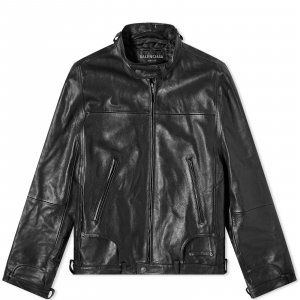 Куртка Runway Leather, черный Balenciaga