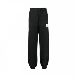 Спортивные брюки с полосками по бокам , цвет Черный Maison Mihara Yasuhiro
