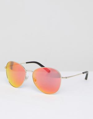 Солнцезащитные очки с красными затемненными стеклами -Красный Matthew Williamson