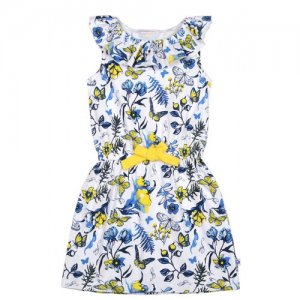 Платье летнее для девочки (Размер: 92), арт. 914083 Sweet Berry. Цвет: синий/белый/желтый