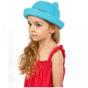 Шляпа , размер M(50-52), голубой Solorana. Цвет: голубой