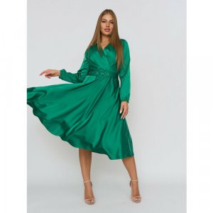 Платье , размер 54, зеленый BrandStoff. Цвет: зеленый/изумрудный