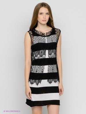 Платье Gaudi. Цвет: черный, белый