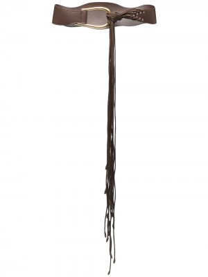 Ремень с пряжкой Nanushka. Цвет: коричневый