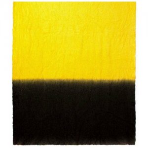 Шелковый жатый черно-желтый палантин Gian Franco Ferre 15620 Gianfranco. Цвет: желтый