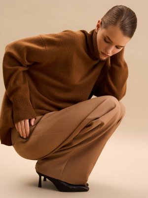 Свитер Cool Wool от Present & Simple. Цвет: коричневый