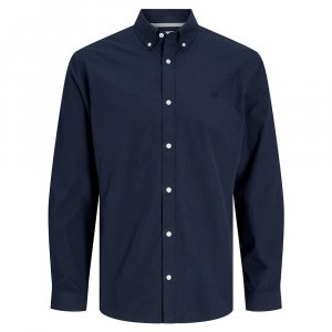 Рубашка с длинным рукавом Poplin Logo Comfort, синий Jack & Jones