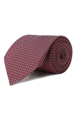 Шелковый галстук Lanvin. Цвет: красный