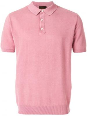 Классическая рубашка-поло Altea. Цвет: розовый
