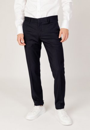 Классические брюки Bonnie Slim-Fit Trousers With Pinstripe Motif , синий Antony Morato
