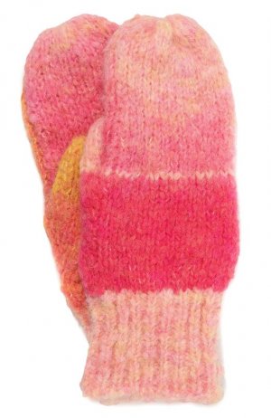 Варежки MSGM. Цвет: розовый