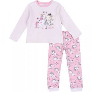 Пижама , размер 86, розовый Chicco. Цвет: розовый