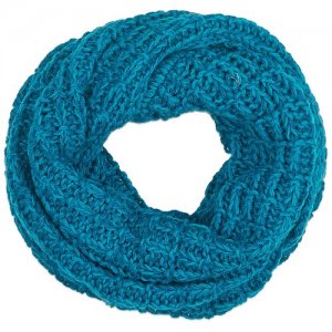 Шарф baon Яркий шарф-снуд с шерстью , размер: Без/раз, голубой. Цвет: голубой