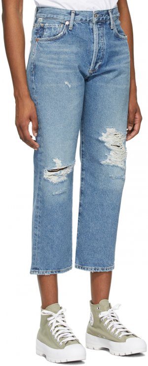 Blue Emery Crop Jeans Citizens of Humanity. Цвет: wistful