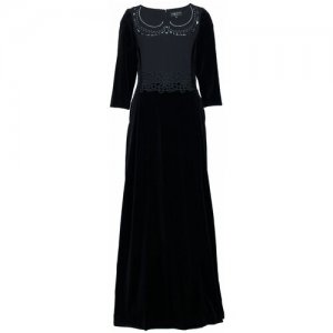 Платье Черный ELISA FANTI. Цвет: черный