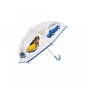 Зонт-трость , бесцветный, синий Mary Poppins. Цвет: бесцветный/синий