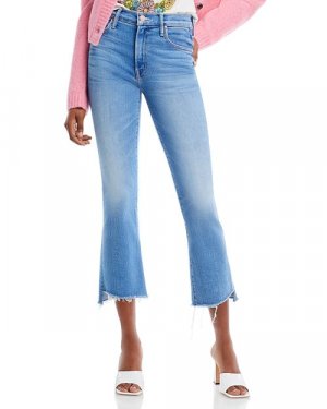 Укороченные джинсы с потертостями Insider цвета Out Of Blue MOTHER, цвет Mother