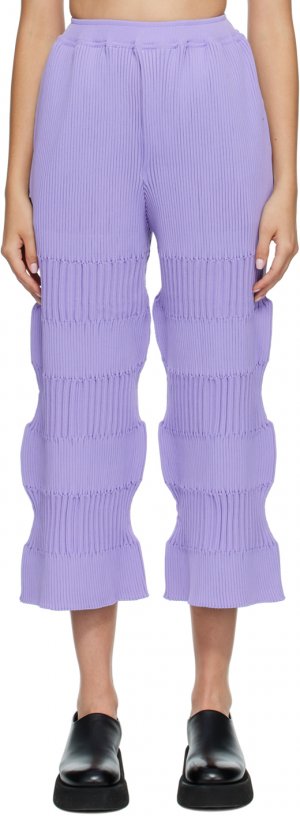 Пурпурные брюки Lounge с рифлением CFCL