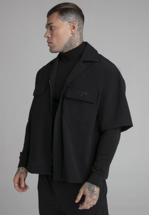 Легкая куртка UTILITY SIKSILK, цвет black SikSilk
