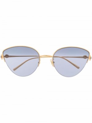 Декорированные солнцезащитные очки Boucheron Eyewear. Цвет: золотистый