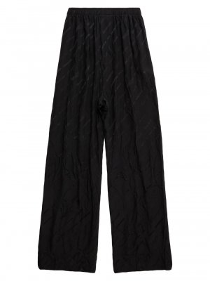 Пижамные штаны Logomania All Over Pajama , черный Balenciaga