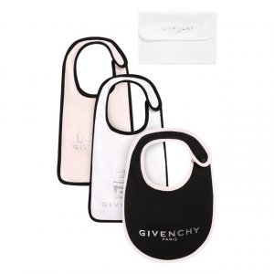 Комплект из 3-х нагрудников Givenchy. Цвет: розовый