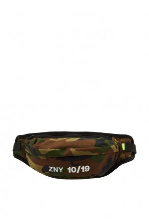 Сумка с камуфляжным принтом на пояс ZIQ & YONI. Цвет: multicolor