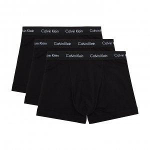 3 Pack Trunks - Cotton Stretch CALVIN KLEIN. Цвет: черный