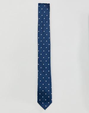 Жаккардовый галстук Farah Smart. Цвет: синий